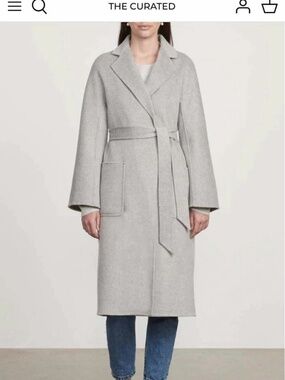 The Curated Coat The Classic in Light Grey